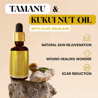 Tamanu and Kukui Nut  Oil with Olive Squalane